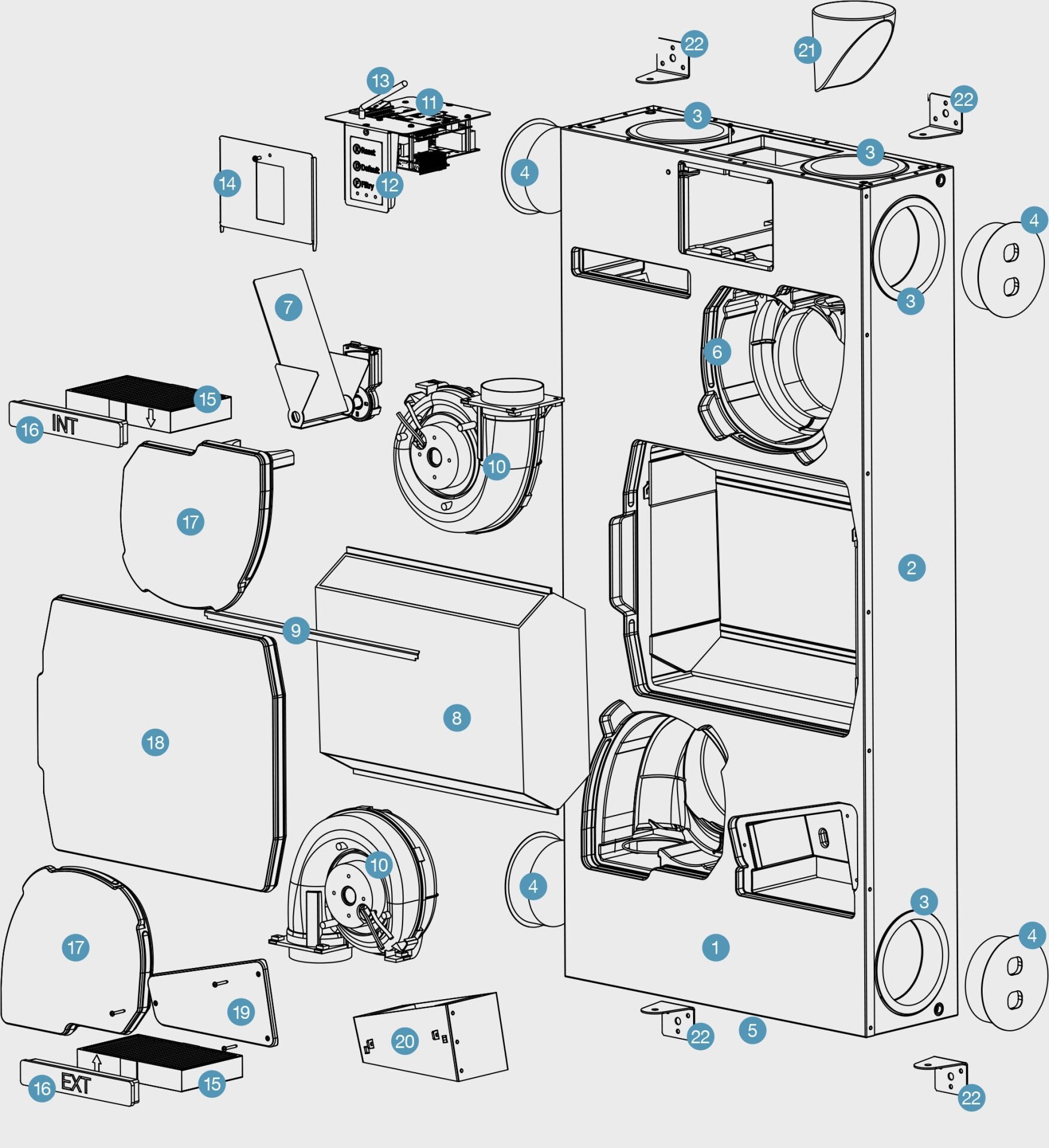  VENTBOX components